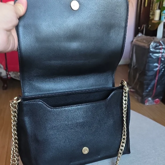 Emilio Pucci Black Crossbody Bag with Silver Chain - Picture 6 of 13